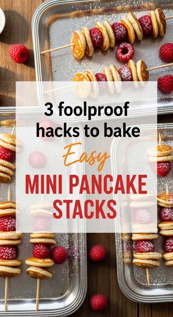3 Foolproof Hacks To Bake Mini Pancake Stacks 69efa7a0d036e