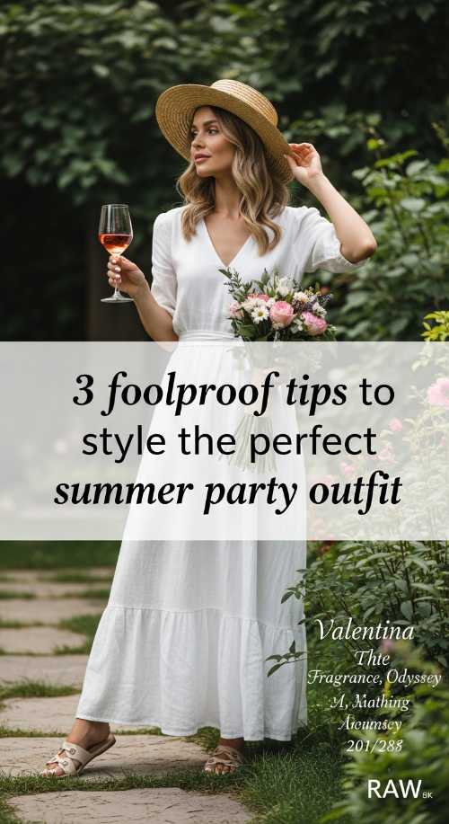 3 Foolproof Tips to Style the Perfect Summer Party Outfit