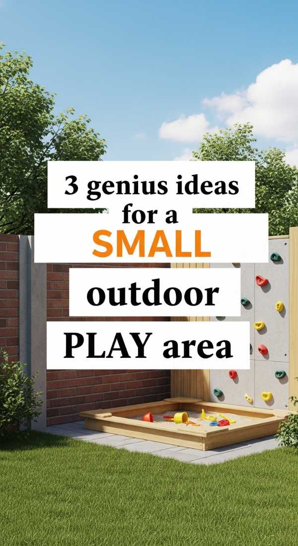 3 Genius Ideas For A Small Outdoor Play Area 69f0ed9857d2a