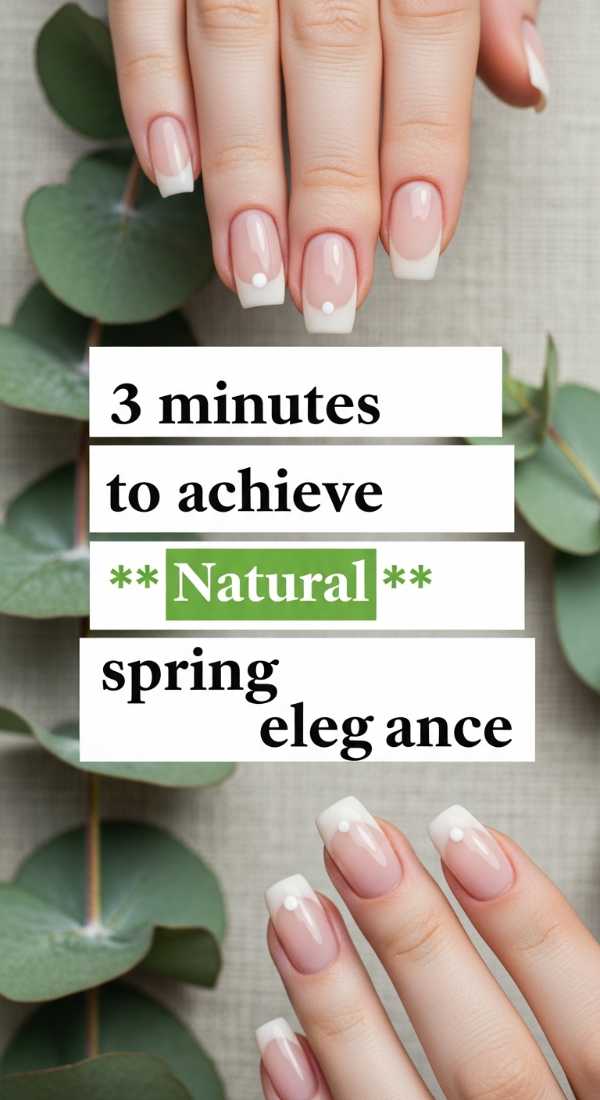 3 Minutes To Achieve Natural Spring Elegance 69efaf8584049
