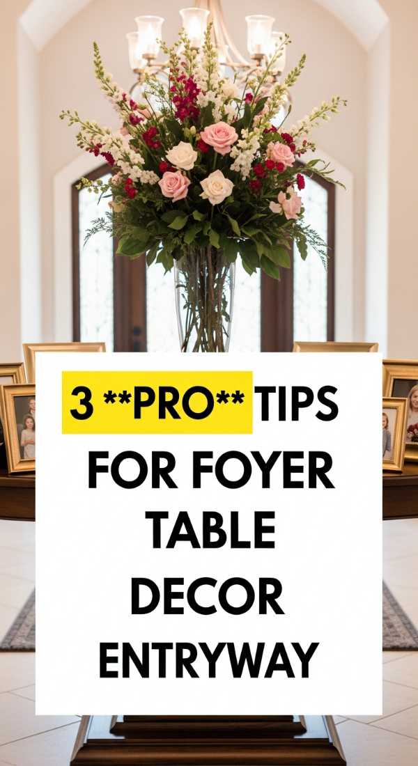 3 Pro Tips For Foyer Table Decor Entryway 69f0ed9168858
