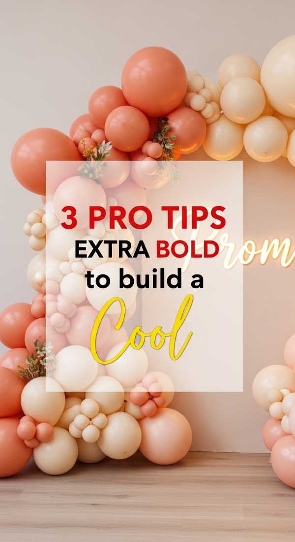 3 Pro Tips To Build A Photo Ready Balloon Arch 69ecac774b344