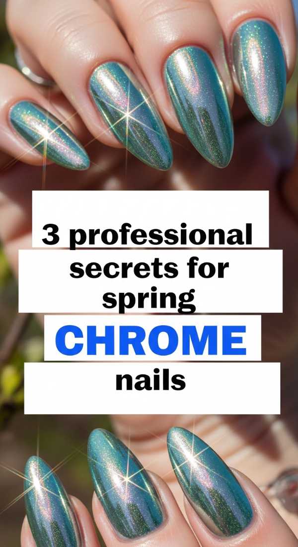 3 Professional Secrets For Spring Chrome Nails 69ed0bbe7b309