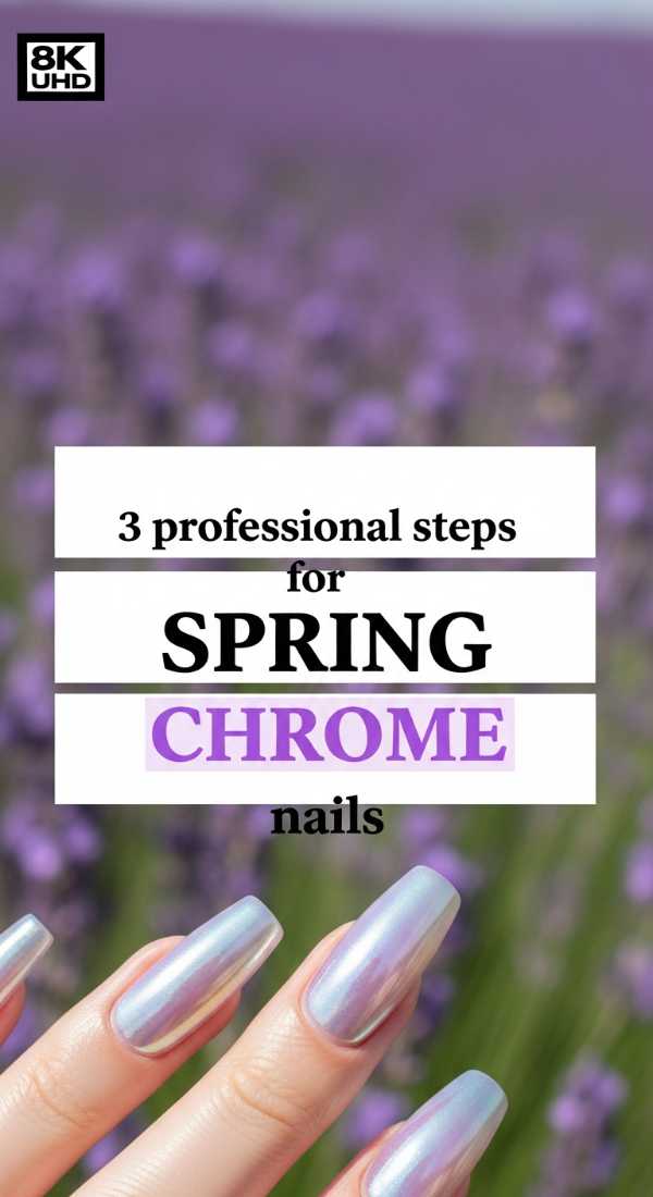 3 Professional Steps For Spring Chrome Nails 69efaf8f6b001