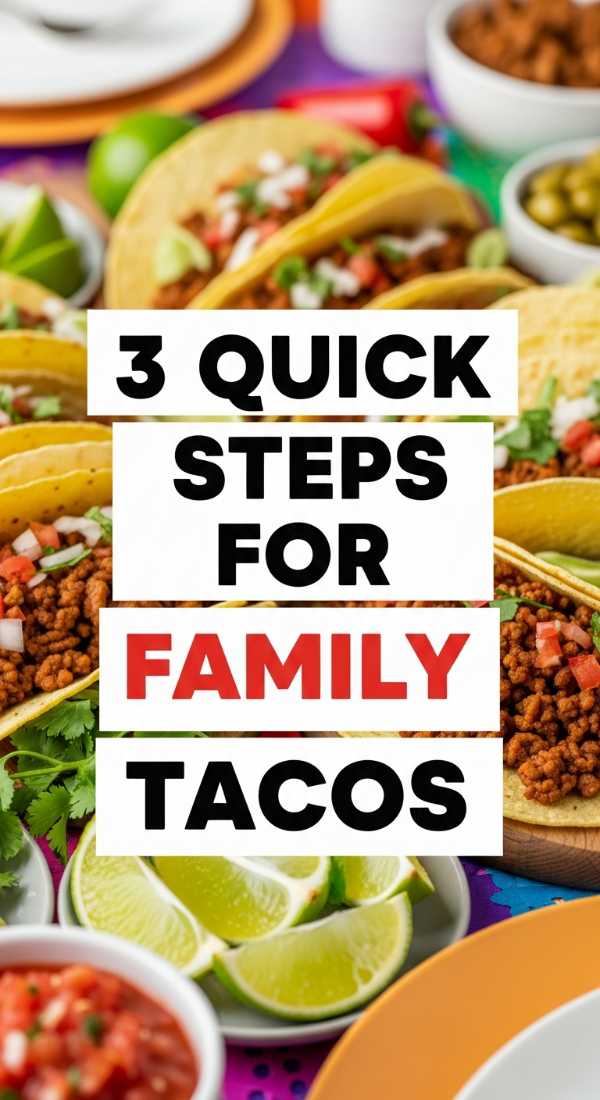 3 Quick Steps For Family Tacos 69e8558f3c77e