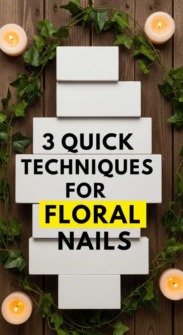 3 Quick Techniques For Floral Nails 69e5250df06cf