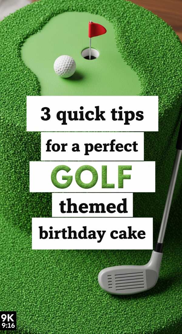 3 Quick Tips For A Perfect Golf Themed Birthday Cake 69ef4677b4329