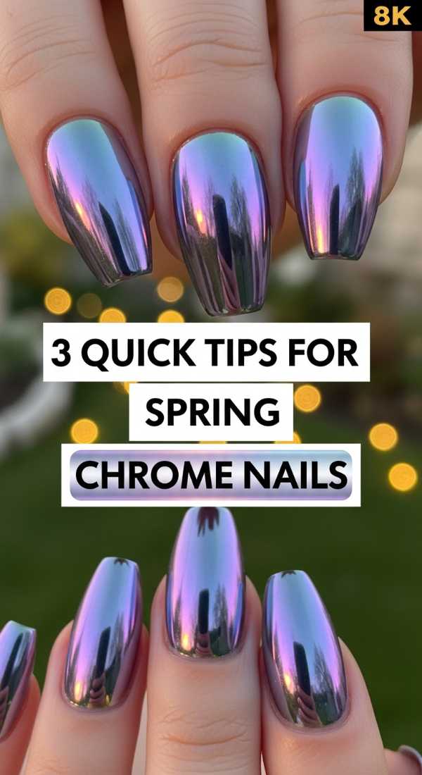 3 Quick Tips For Spring Chrome Nails 69e3c0735fc4a