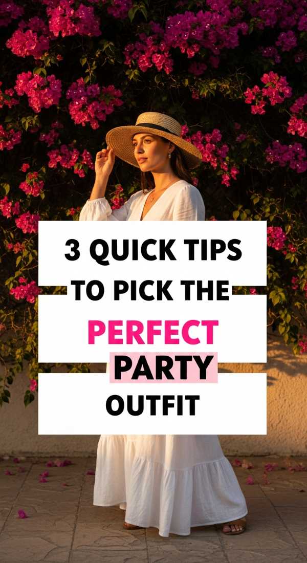 3 Quick Tips To Pick The Perfect Party Outfit 69ee54d728cfd