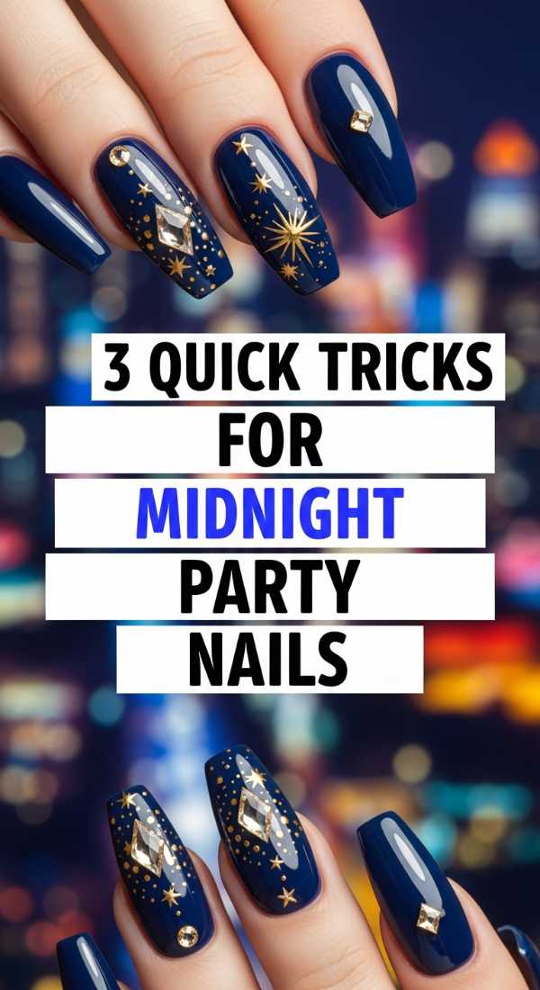 3 Quick Tricks For Midnight Party Nails 69e4c2fada26d