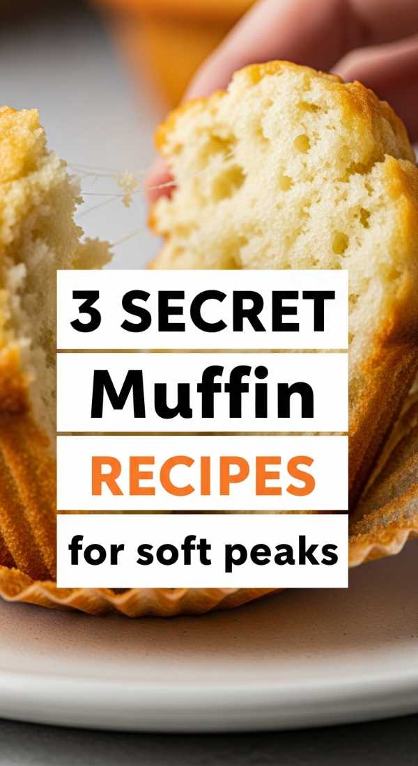 3 Secret Muffin Recipes For Soft Peaks 69e85585d2933