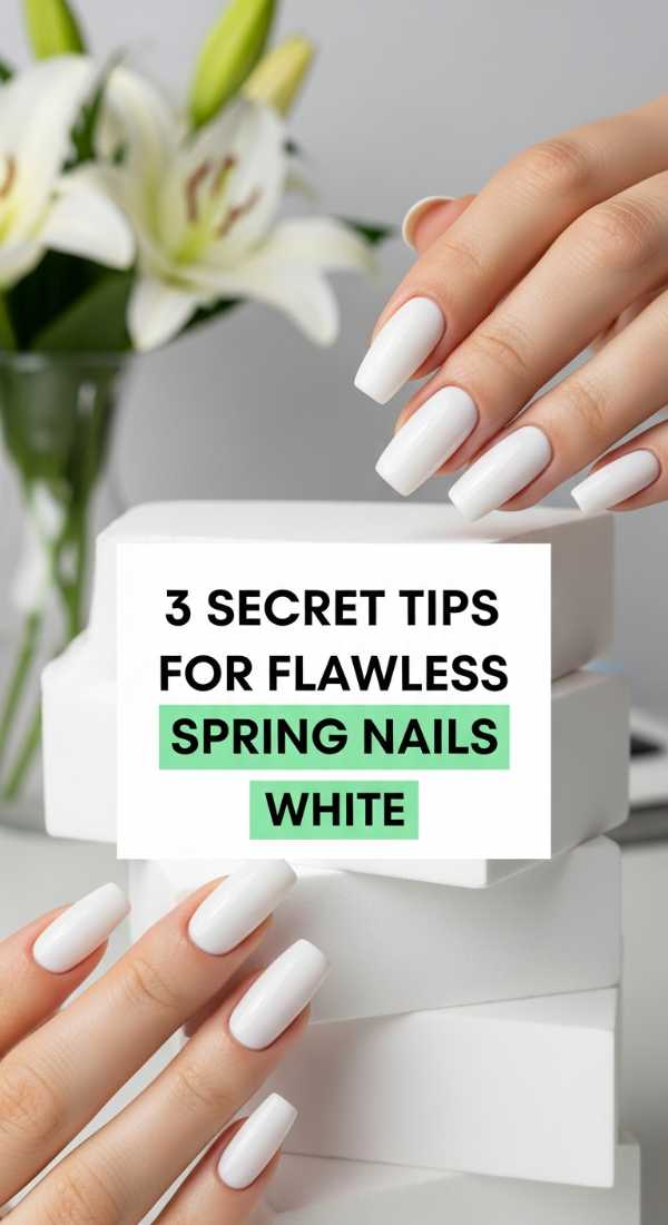 3 Secret Tips For Flawless Spring Nails White 69ea698f6e3d8