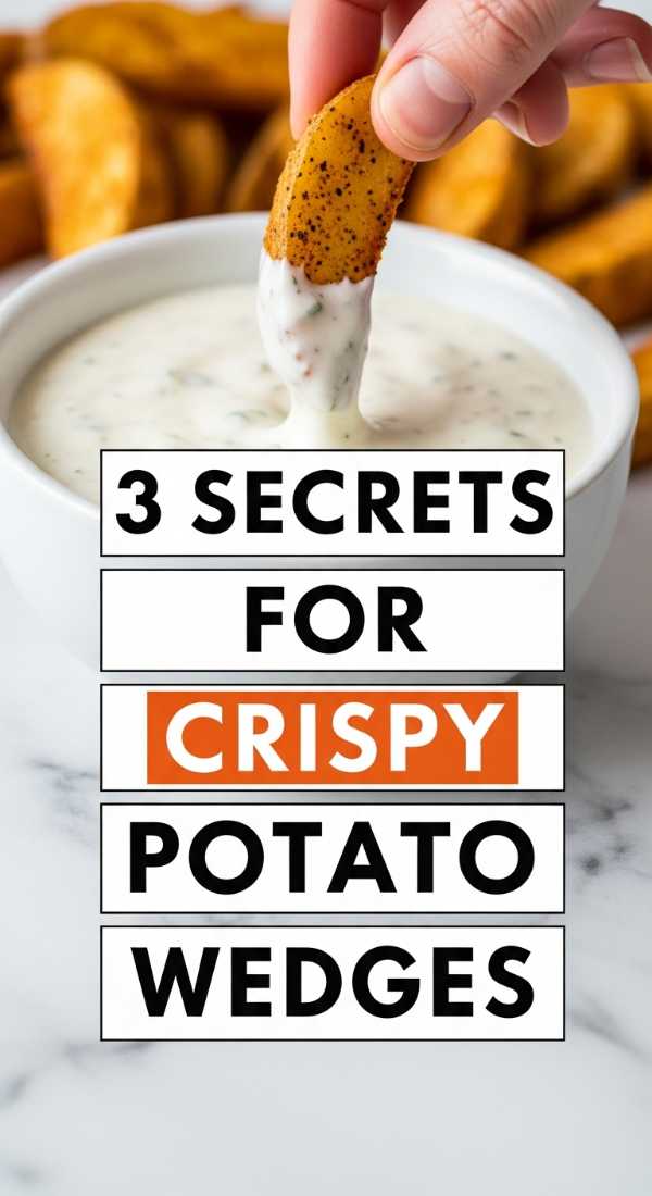 3 Secrets For Crispy Potato Wedges 69e8558da92b7
