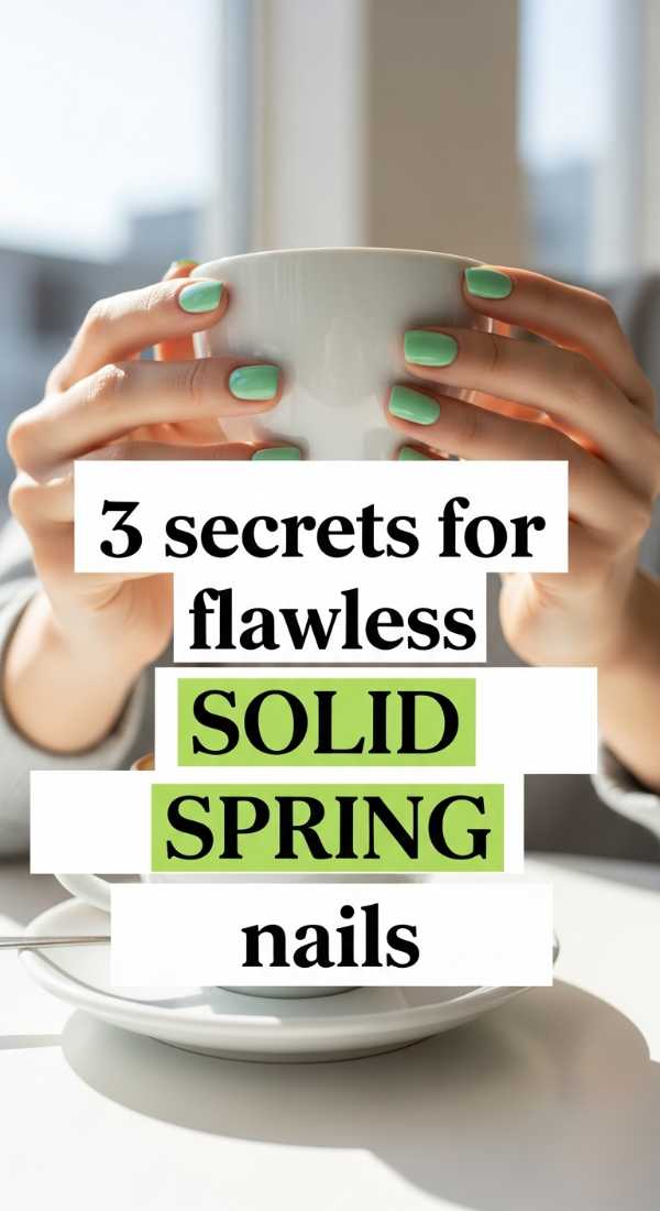 3 Secrets For Flawless Solid Spring Nails 69e3c068a8168