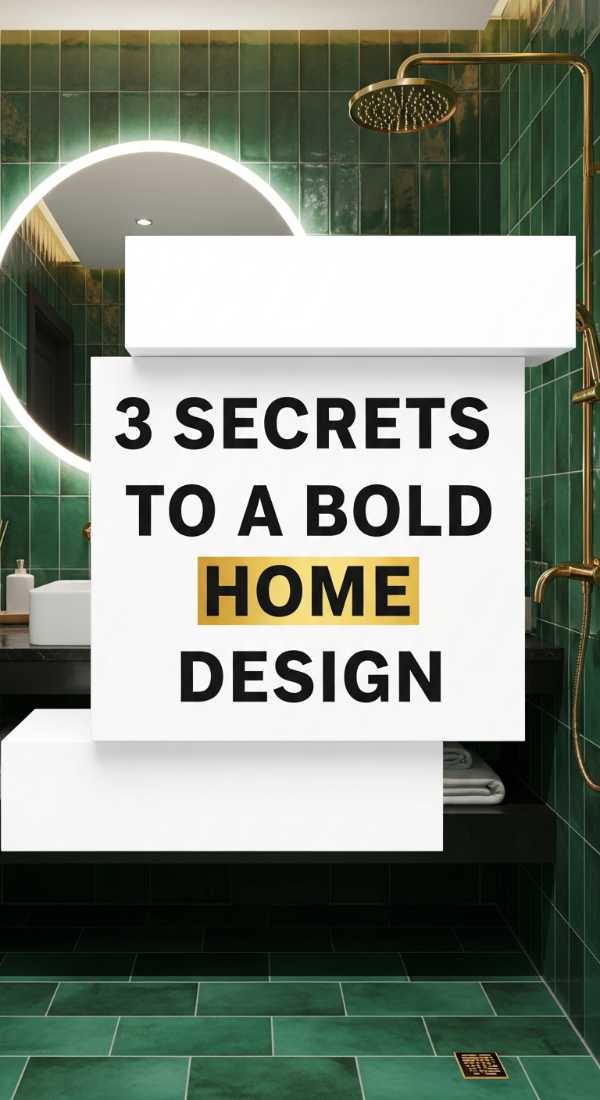 3 Secrets To A Bold Home Design 69e6498baa7b3