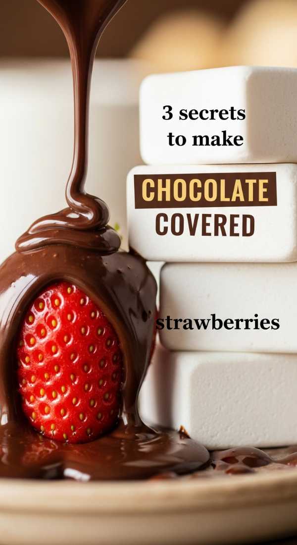 3 Secrets To Make Chocolate Covered Strawberries 69e70c0418439