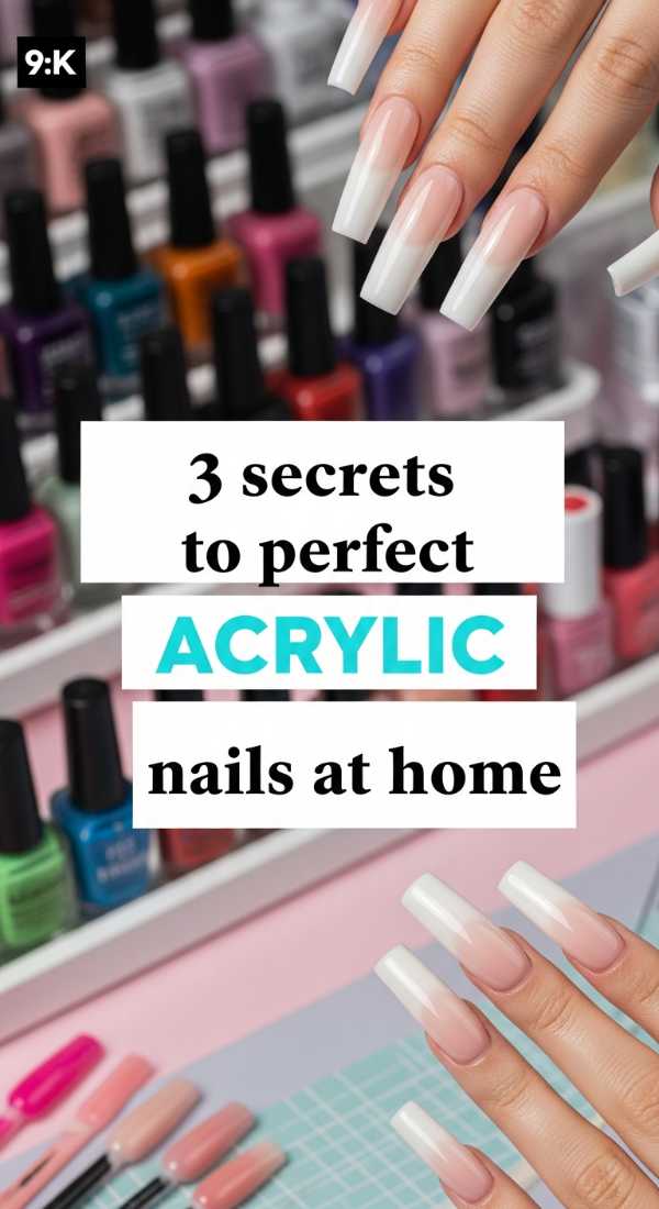 3 Secrets To Perfect Acrylic Nails At Home 69e3c06a5c2aa