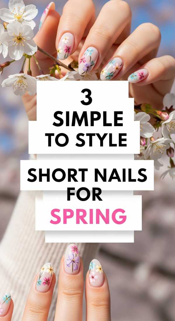 3 Simple Steps To Style Short Nails For Spring 69eba3b0c9c92