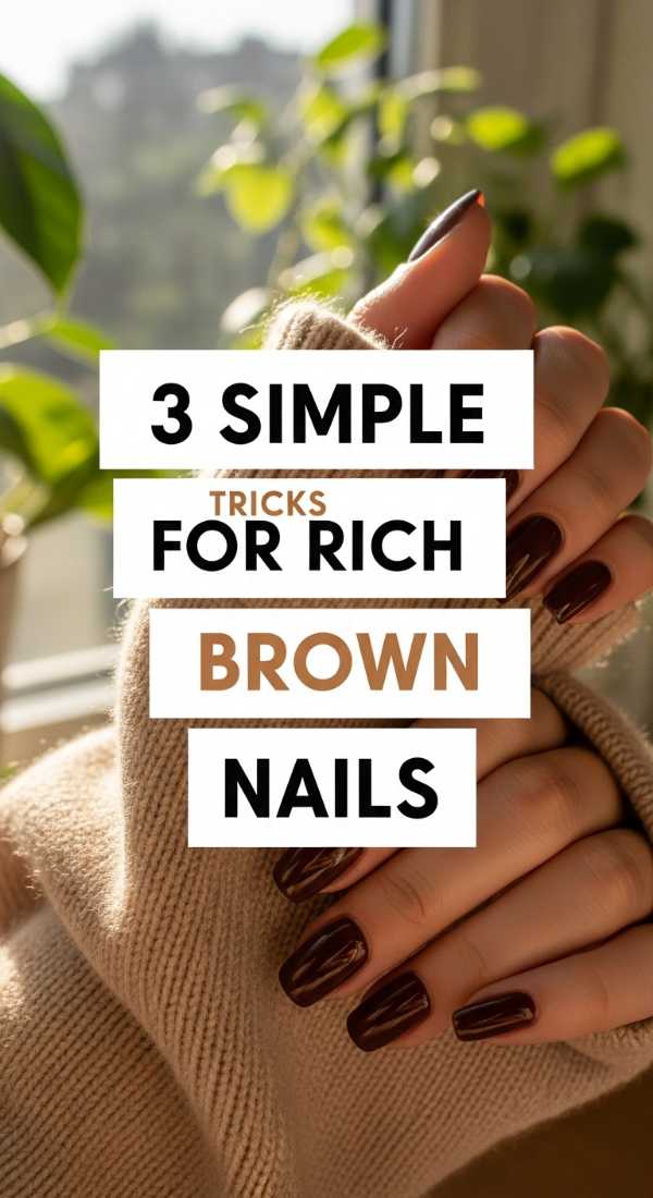 3 Simple Tricks For Rich Brown Nails 69e5286b1a11e