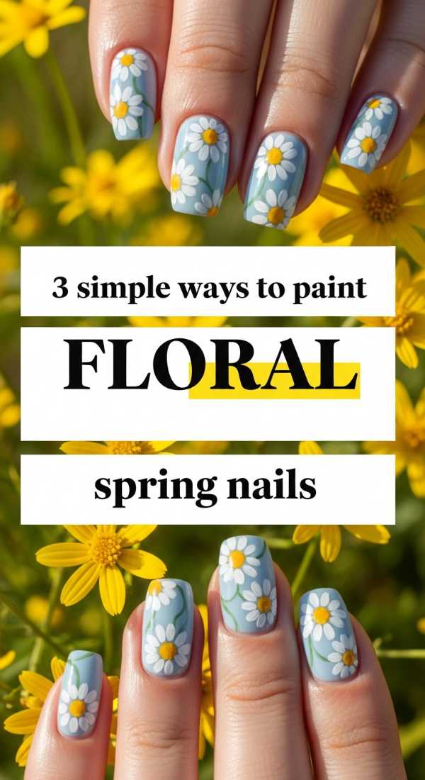 3 Simple Ways To Paint Floral Spring Nails 69e7803617559