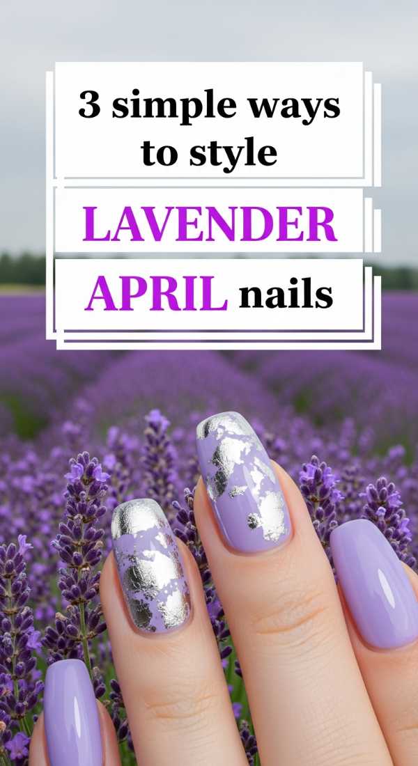3 Simple Ways To Style Lavender April Nails 69ed0ab08a8b8