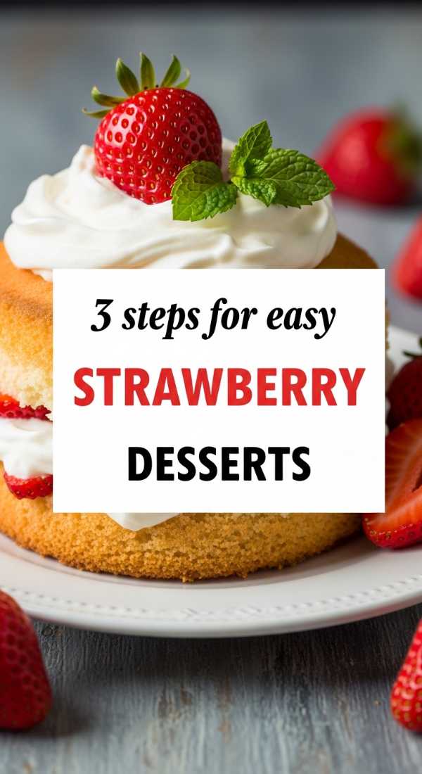 3 Steps For Easy Strawberry Desserts 69f05ac6c7fb5