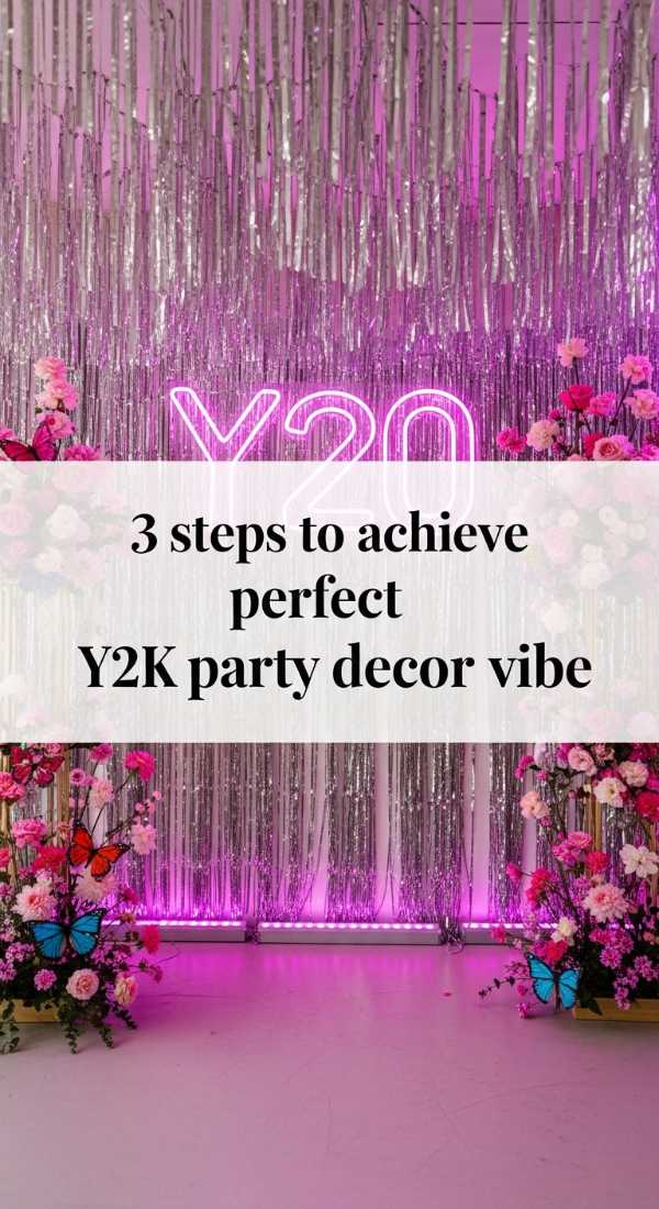 3 Steps To Achieve The Perfect Y2k Party Decor Vibe 69e3273983fd3