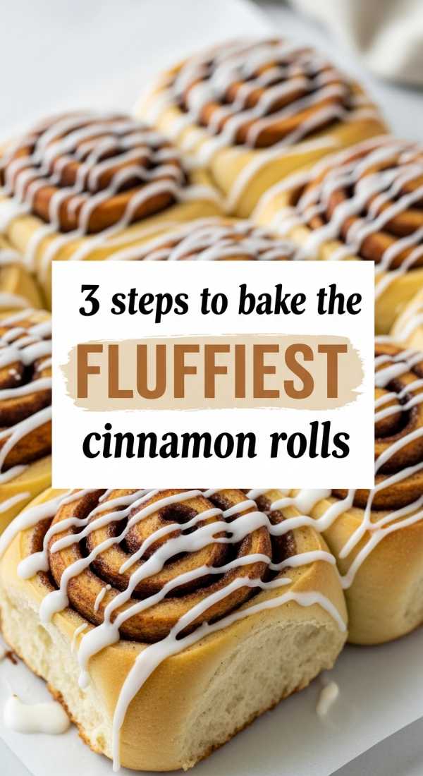 3 Steps To Bake The Fluffiest Cinnamon Rolls 69e5d133295bc