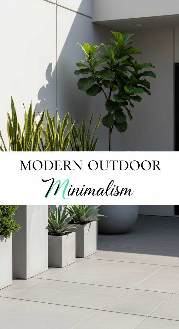 3 steps to create Modern Outdoor garden decor