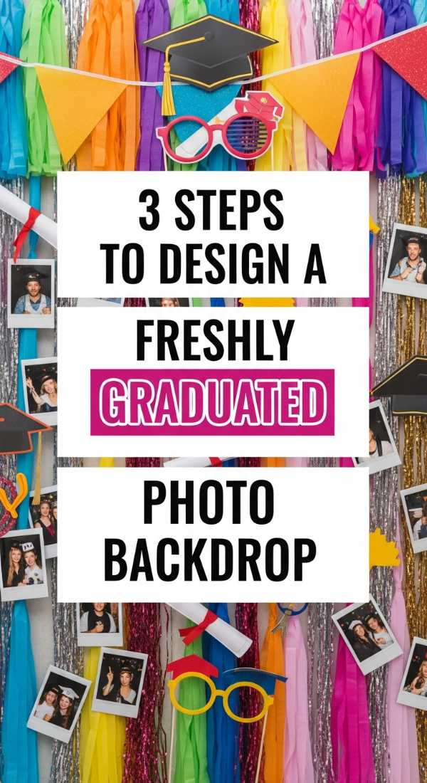 3 Steps To Design A Freshly Graduated Photo Backdrop 69eb9611eb15b