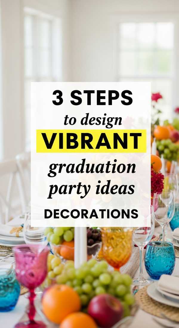 3 Steps To Design Vibrant Graduation Party Ideas Decorations 69ecb07639990