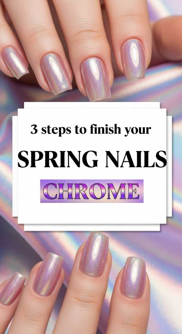 3 Steps To Finish Your Spring Nails Chrome 69ea69894164c