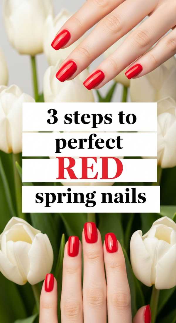 3 Steps To Perfect Red Spring Nails 69e3c1c6a0a25