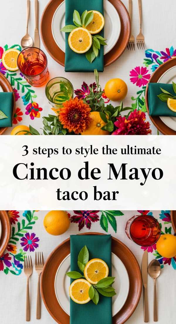 3 Steps To Style The Ultimate Cinco De Mayo Taco Bar 69e3273846b3e