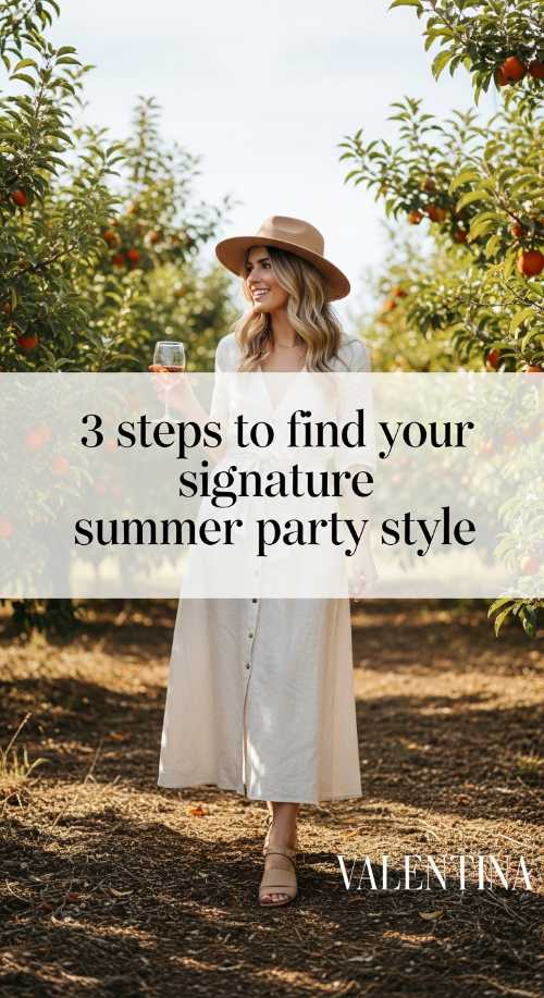 3 Steps to Your Signature Summer Party Outfit
