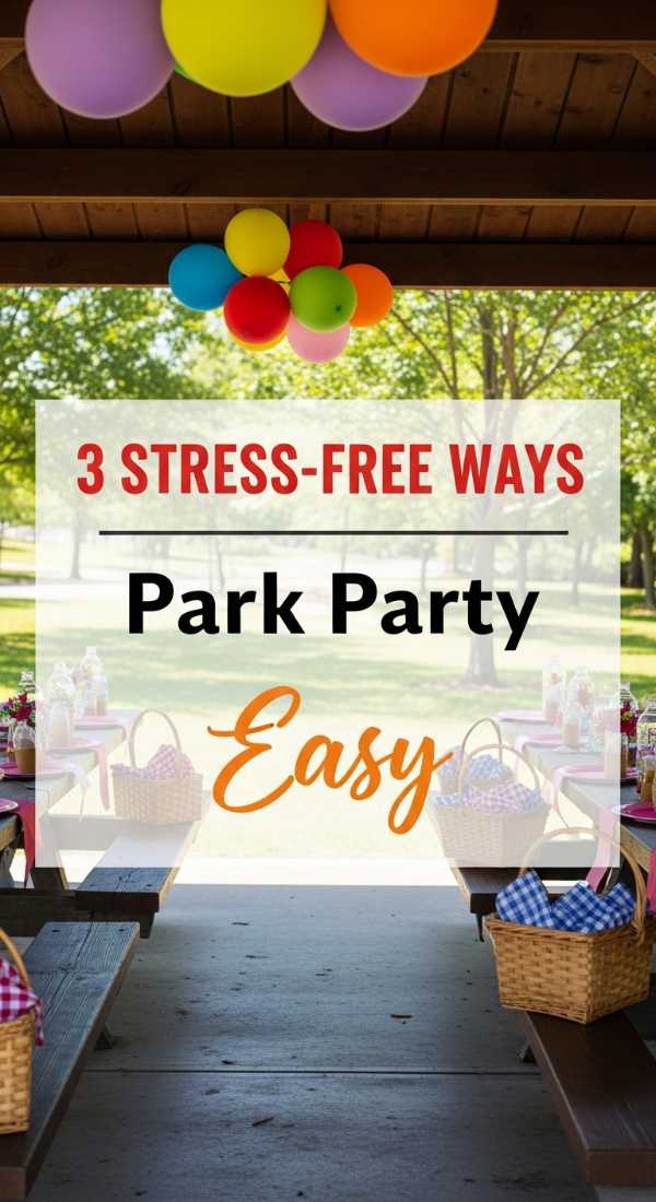 3 Stress Free Ways To Organize A Park Shelter Birthday Party 69ecac80e6efa