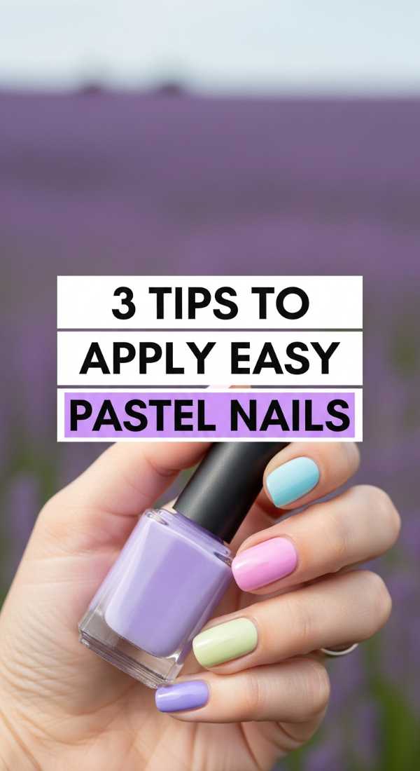 3 Tips To Apply Easy Pastel Nails 69e7802e274e1