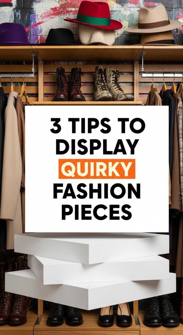 3 Tips To Display Quirky Fashion Pieces 69e9b10e3376c