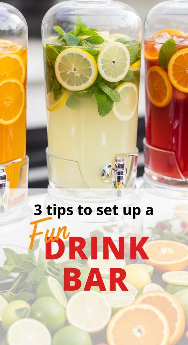 3 Tips To Set Up A Graduation Drink Bar 69eb997e8af5c