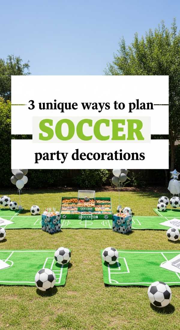 3 Unique Ways To Plan Soccer Party Decorations 69f1a9352ba0f