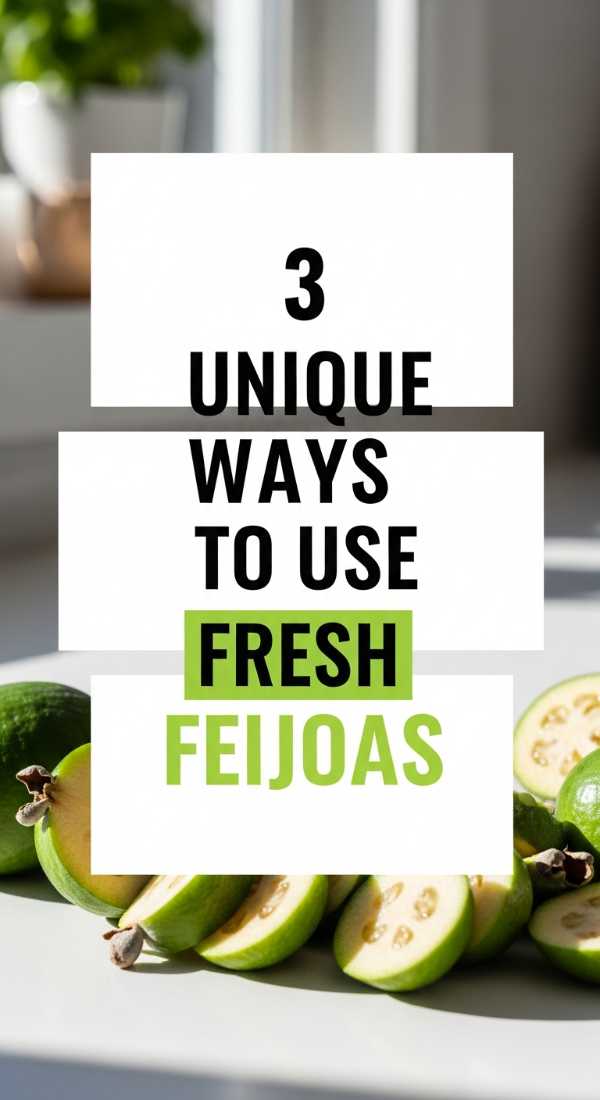 3 Unique Ways To Use Fresh Feijoas 69edfa945a3f7