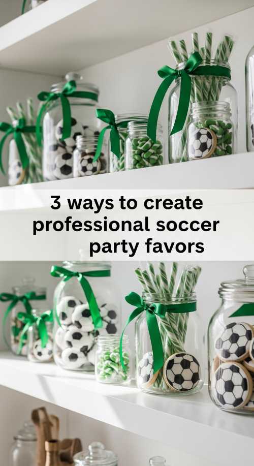 3 Ways to Create Professional Soccer Party Favors