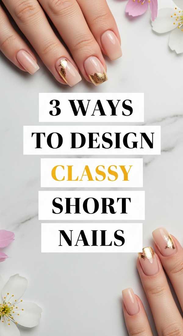 3 Ways To Design Classy Short Nails 69e78030da623