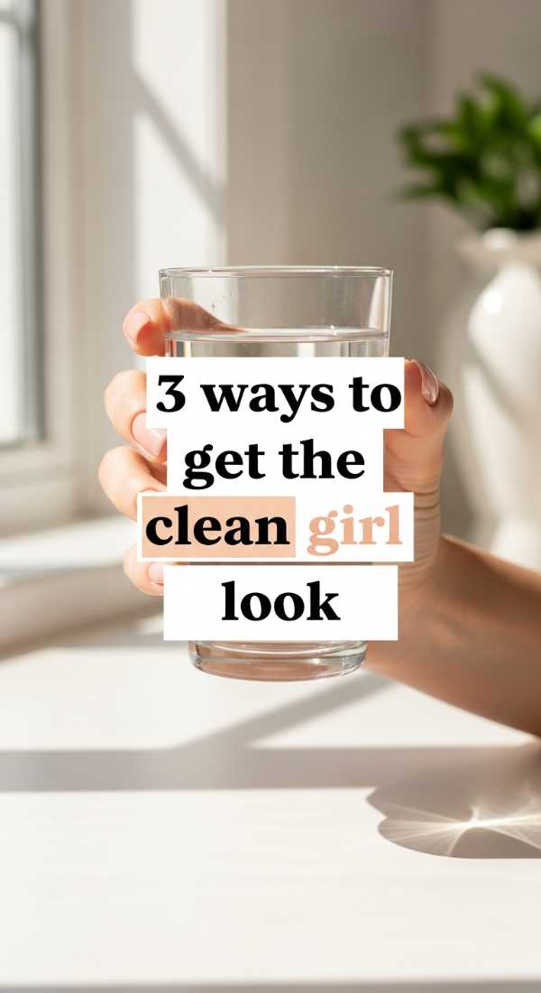 3 Ways To Get The Clean Girl Look 69ed0a9d5af3c