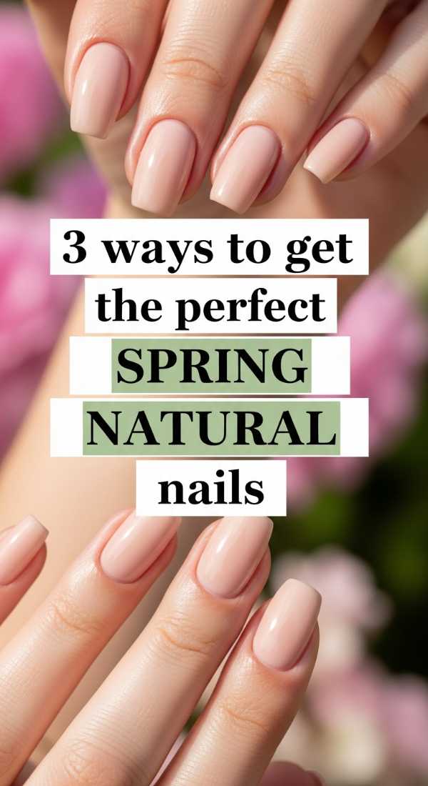 3 Ways To Get The Perfect Spring Natural Nails 69e52516383bf