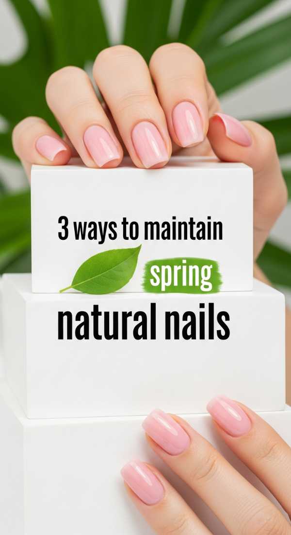 3 Ways To Maintain Spring Natural Nails 69efaf899c8d4