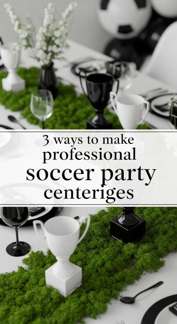 3 Ways To Make Professional Soccer Party Centerpieces 69e32738e3c39