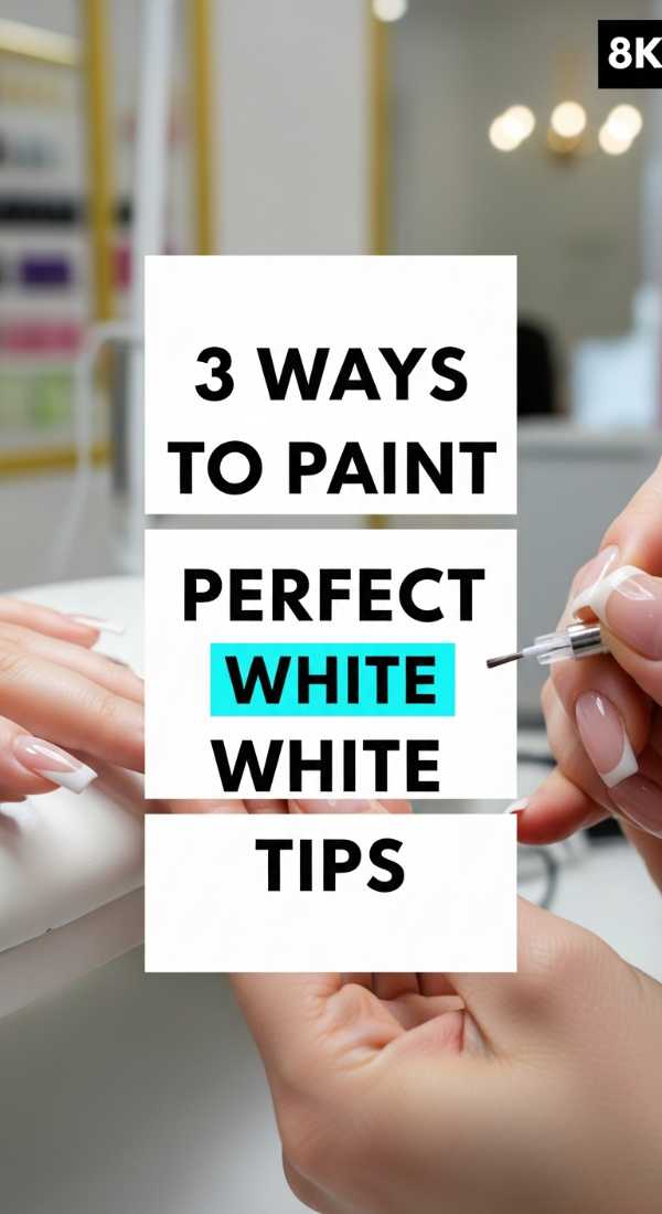 3 Ways To Paint Perfect White Tips 69e3c1cd6d229