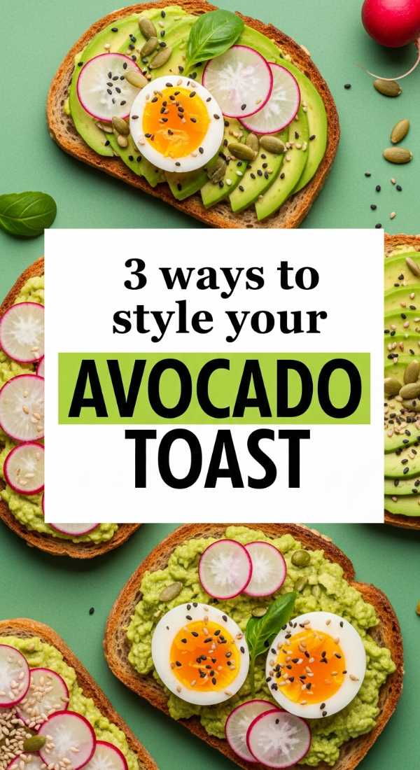 3 Ways To Style Your Avocado Toast 69e46e41a4d73