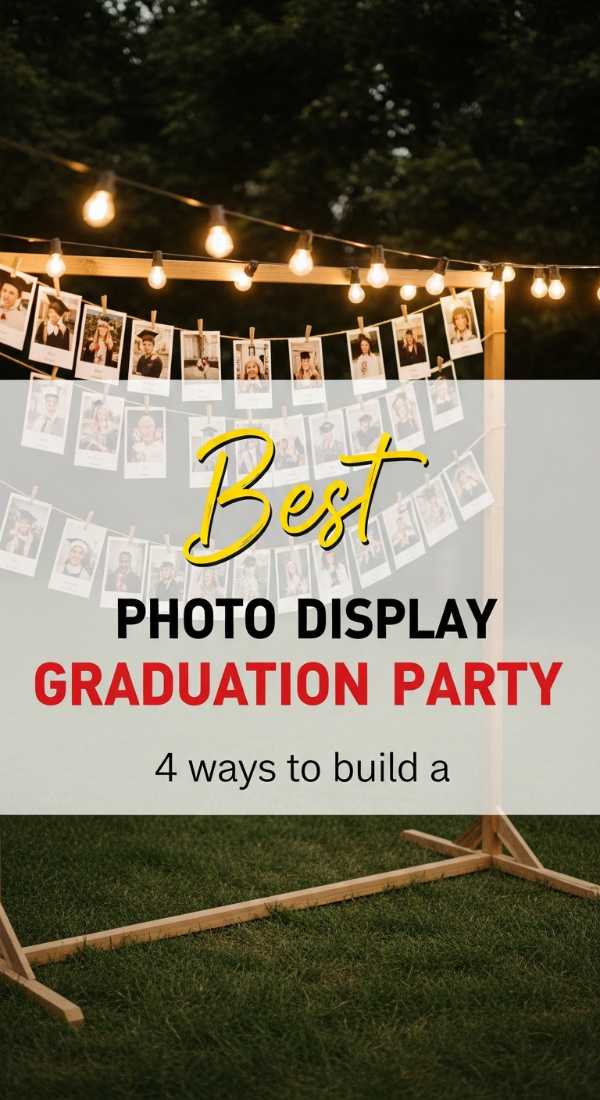 4 Best Ways To Build A Photo Display Graduation Party 69efa7bd84475